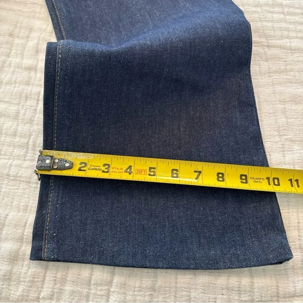 Vintage 80s Levi’s Saddleman Bootcut Jeans Deadstock 20517-0217 40x30 Orange Tab
